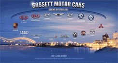 Desktop Screenshot of gossettmotors.com